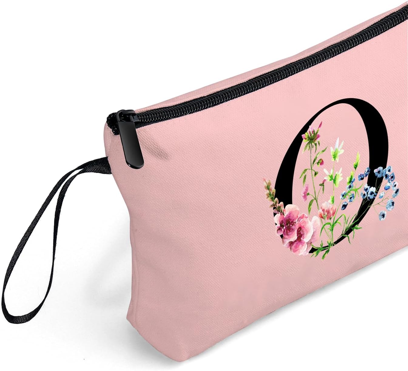 Happy Birthday Friendship Bridesmaid Team Gifts for Employees Women Mom Girl Daughter Teenage Personalized Make up Cosmetic Bag Travel with Mirror Mothers Day Christmas Graduation O
