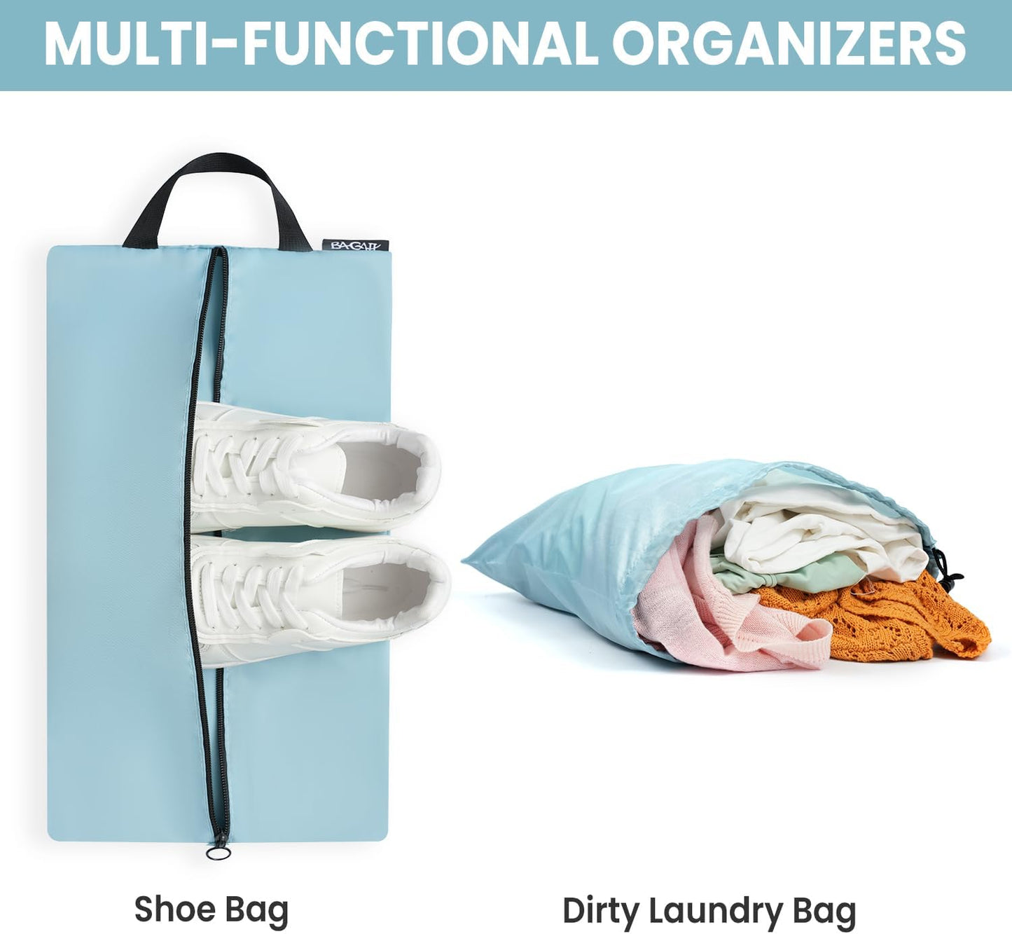 BAGAIL 6 Set Packing Cubes,Travel Luggage Packing Organizers