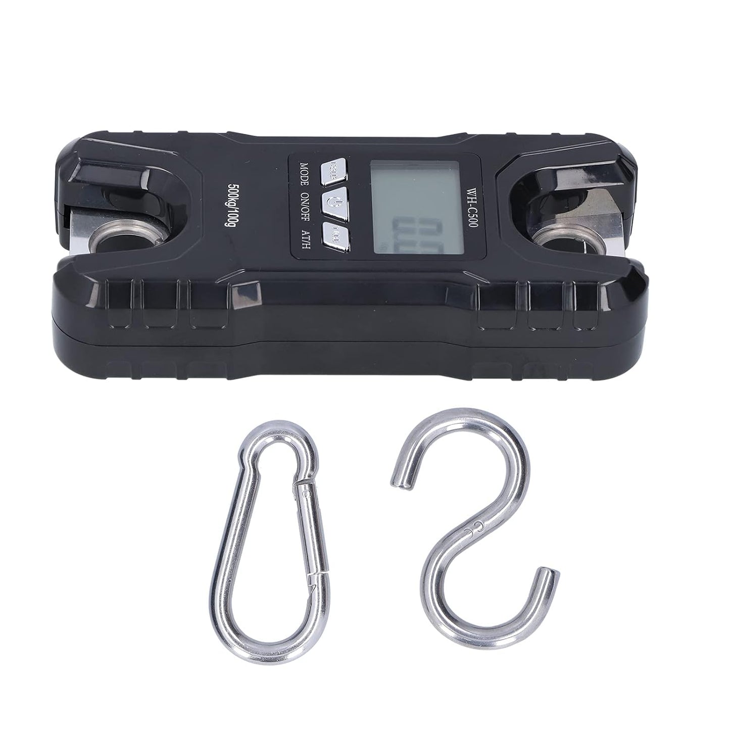 FLEXMAN Portable Electronic Hanging Scale LCD Display with ABS Engineering Plastic Shell 500kg (Adhesive)