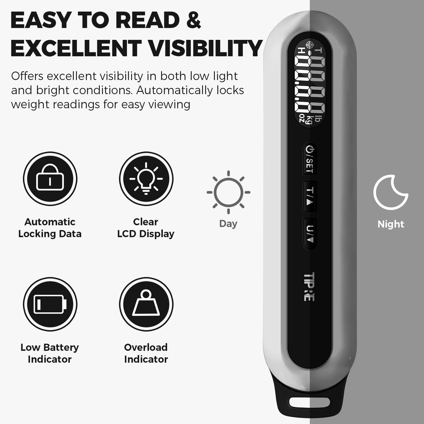 Travel Luggage Scale 110lb Digital Suitcase Scale Portable Weight Scale Handheld Baggage Scale High Precision Stainless Steel Luggage Scale Carry-on Weight Scale Lightweight Travel Tool