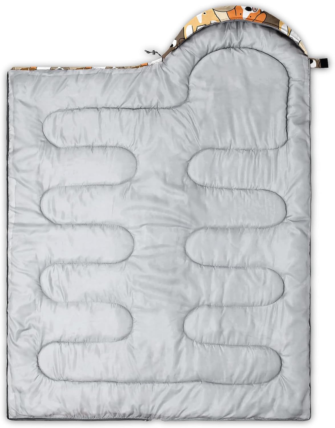 QOOMO Camping Sleeping Bags,3 Season Warm & Cool Weather,Lightweight,Waterproof Sleeping Bags for Adults & Kids,Traveling,and Outdoors,Camping Gear Equipment