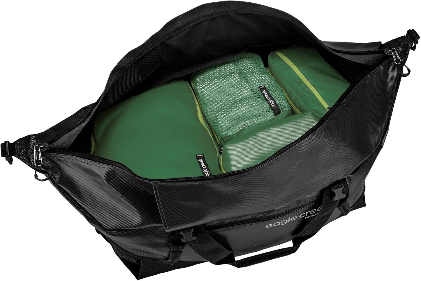 Eagle Creek Migrate 130L Wheeled Duffel Bag, Midnight Black