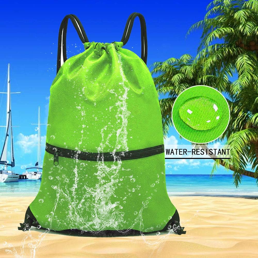 HOLYLUCK Drawstring Backpack Bag Sport Gym Sackpack