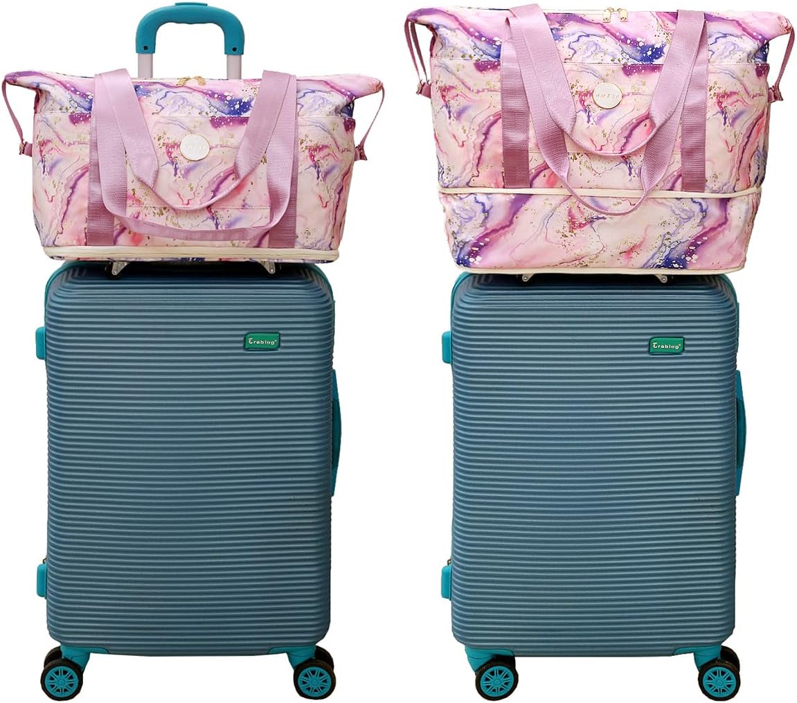 Large Travel Duffel Bag With Wheels Waterproof Lightweight, Sports Tote Gym Bag, Carry on Luggage