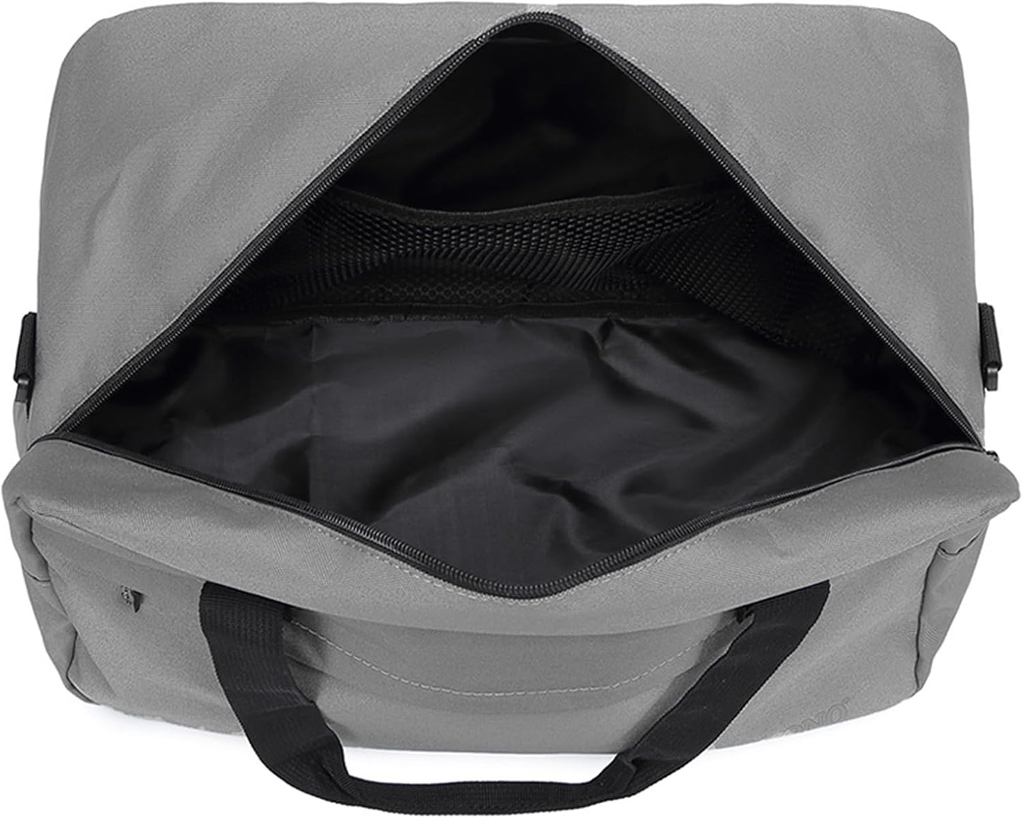 Kono Travel Duffel 20L Under Seat Carry-On Sports Tote Gym Weekender Overnight Bag - 15.75"x9.84"x7.87" Gray
