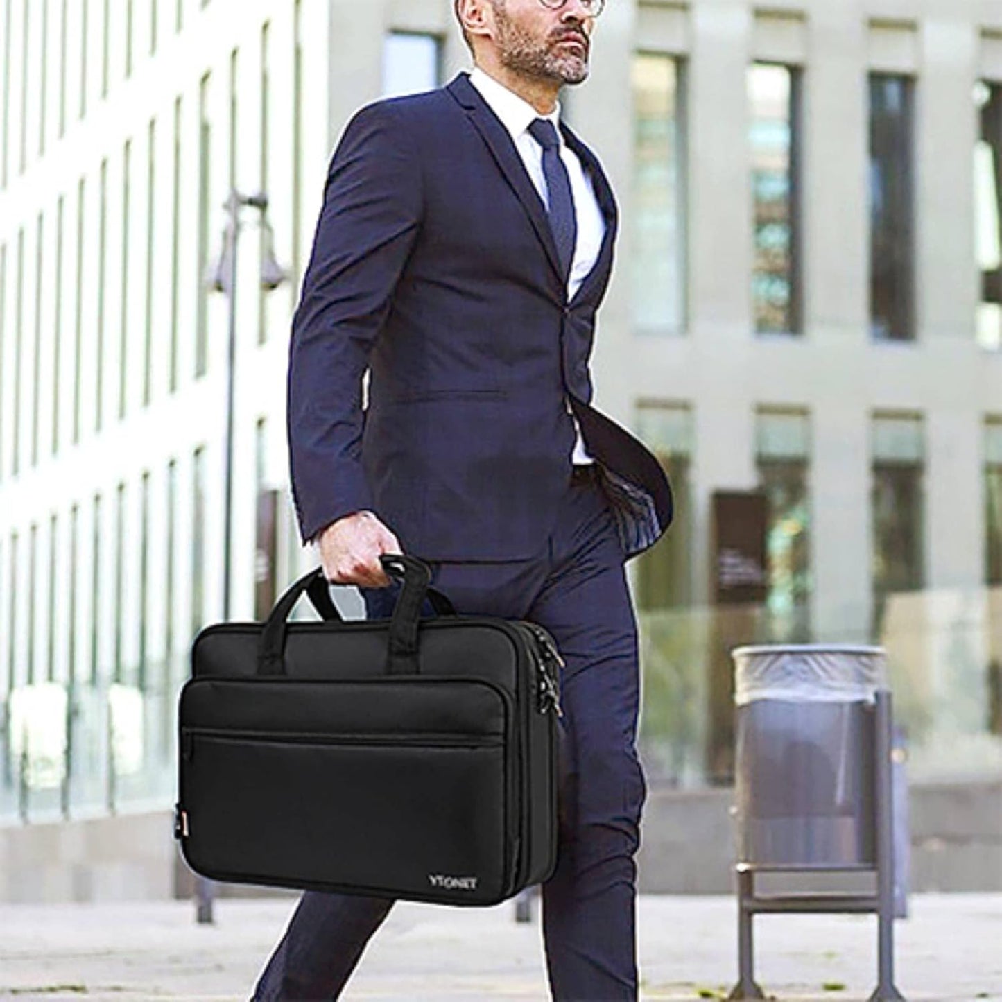 Ytonet Laptop Briefcases for Men, 17 Inch Expandable Briefcase Computer Bags for Laptop for Men