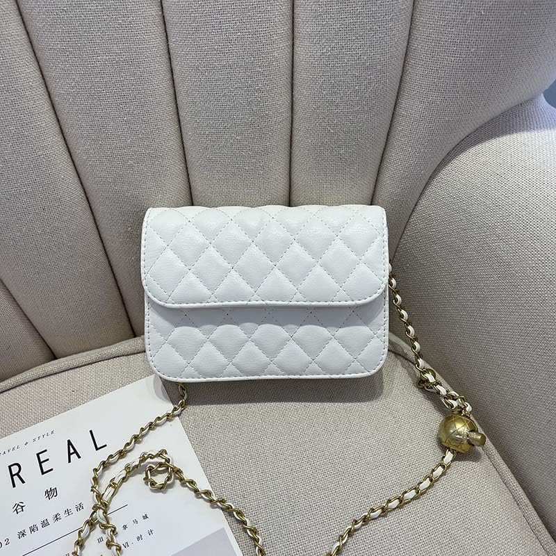 Waist Bag Mini Belt Bag for Women Mini Crossbody Bag Y2k Accessories Belt Purse for Women Fashionable (White,Large)