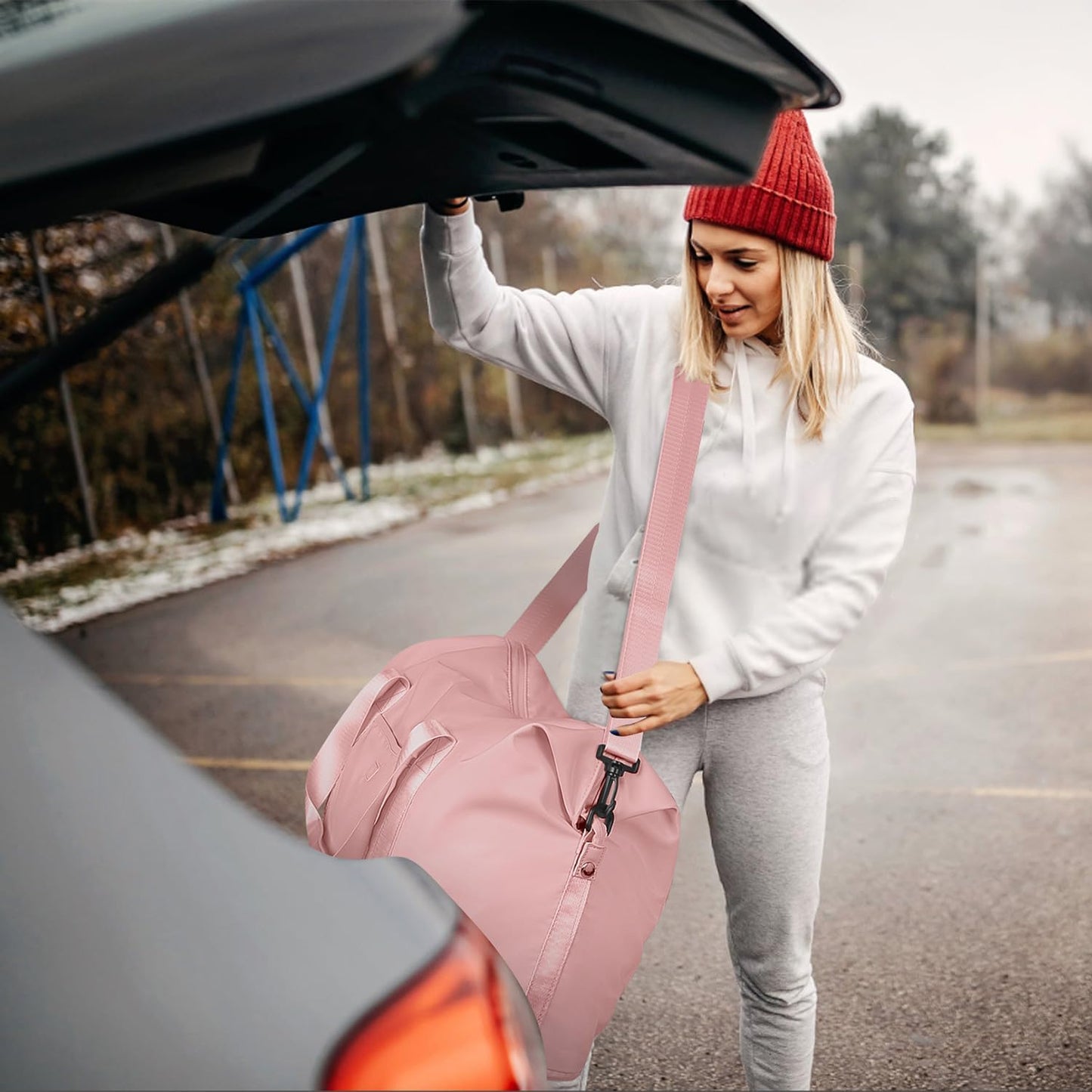 Expandable Travel Duffle Bags Weekender Overnight Bags for Women Men Hospital Bag for Women Labor