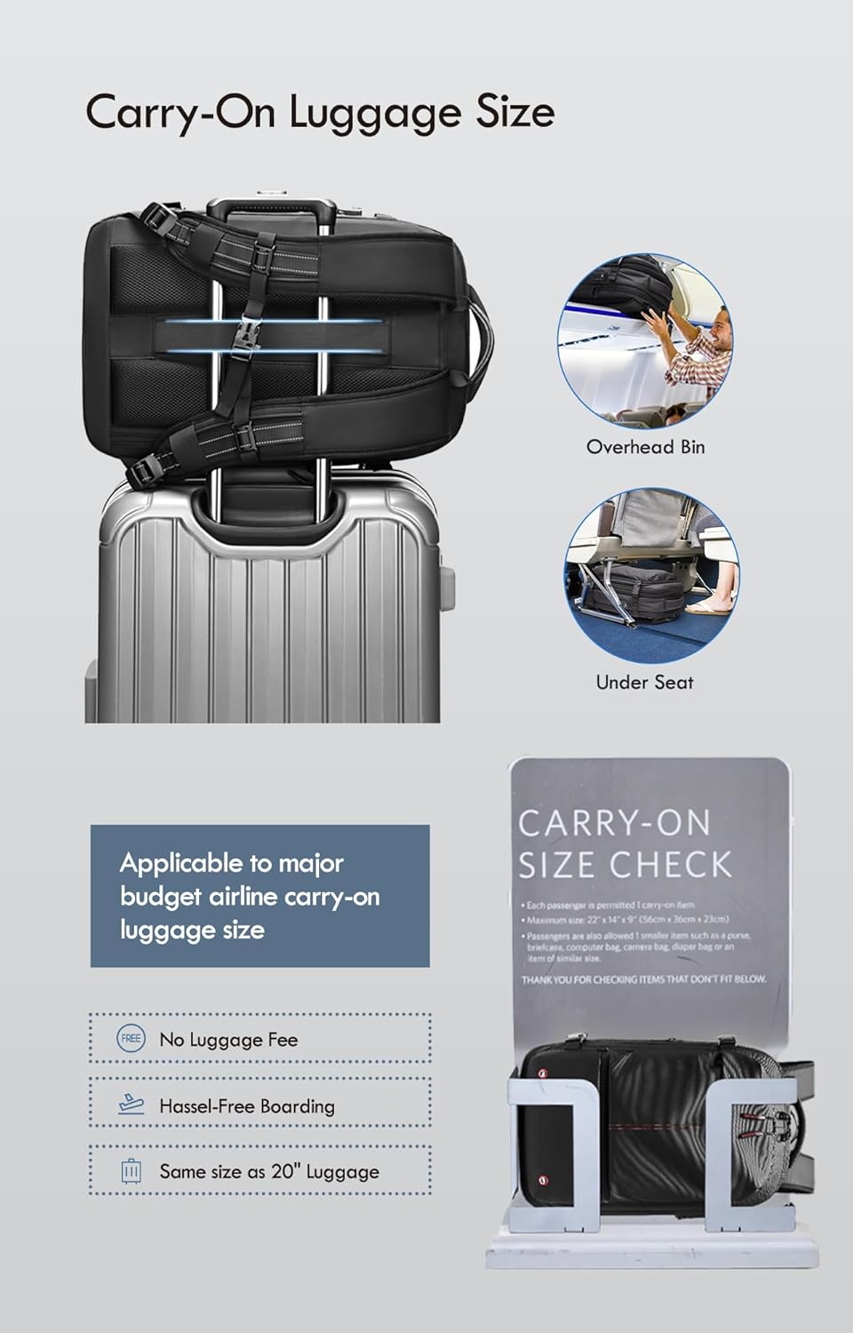 Vacuum Seal Backpack Travel with Built-in Pump 80L Expandable Travel Backpack with Vacuum System