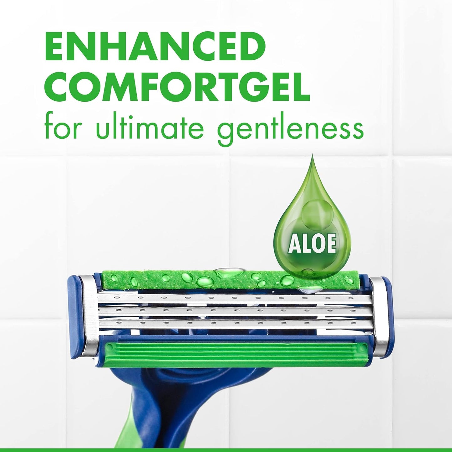 Gillette Sensor3 Sensitive Men's Disposable Razor, 1 Razor - Case of 36