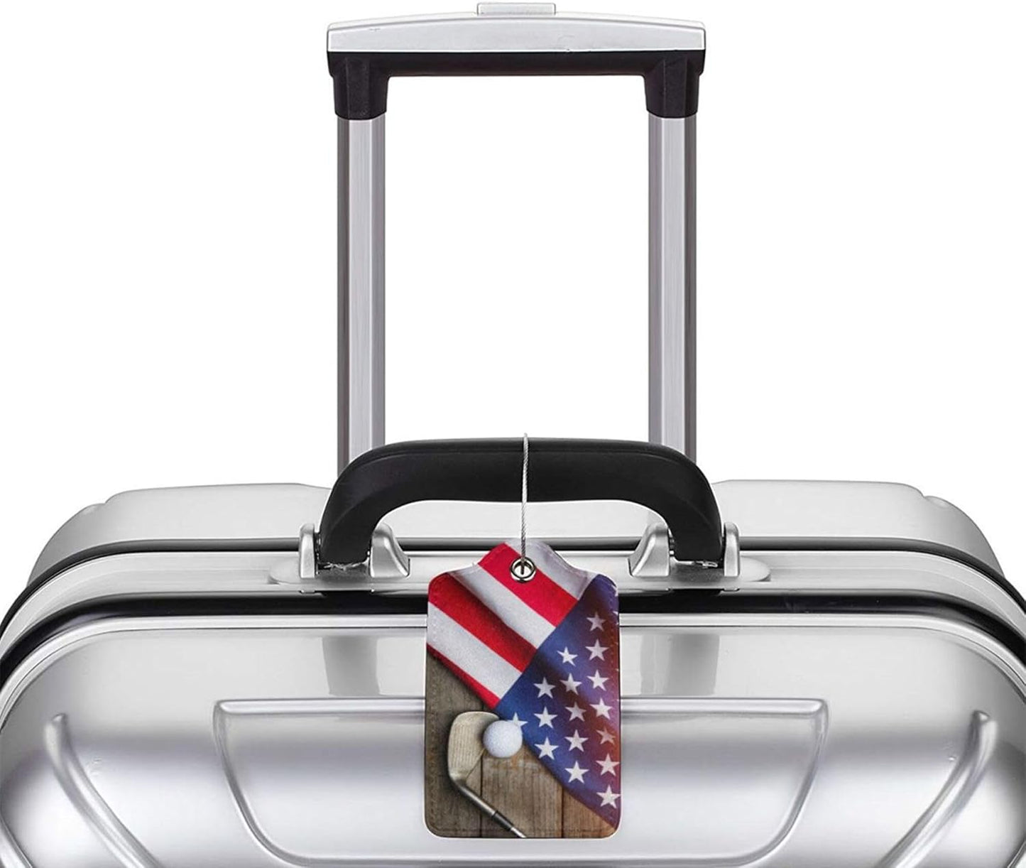Golf Ball Luggage Tags for Suitcases Leather Carnival Cruise Luggage Tags Privacy Cover Baggage Tag