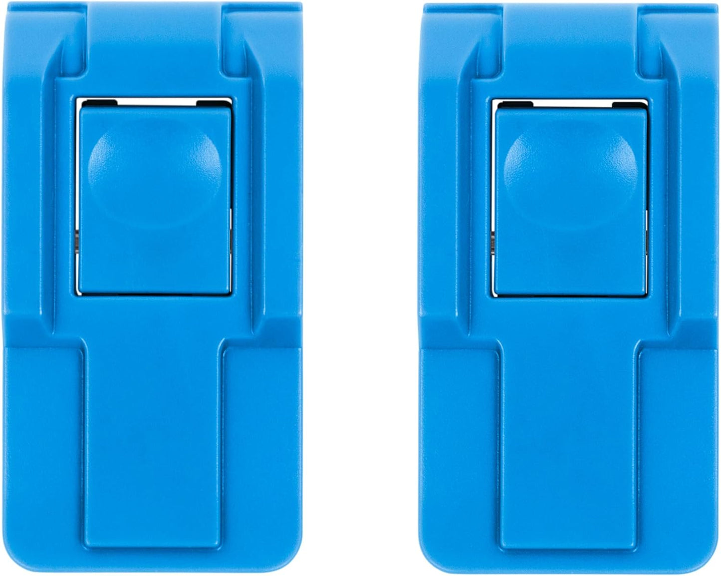 2 Pelican Blue Replacement Push Button Medium Air Case Latches. Fits Air Series Cases.