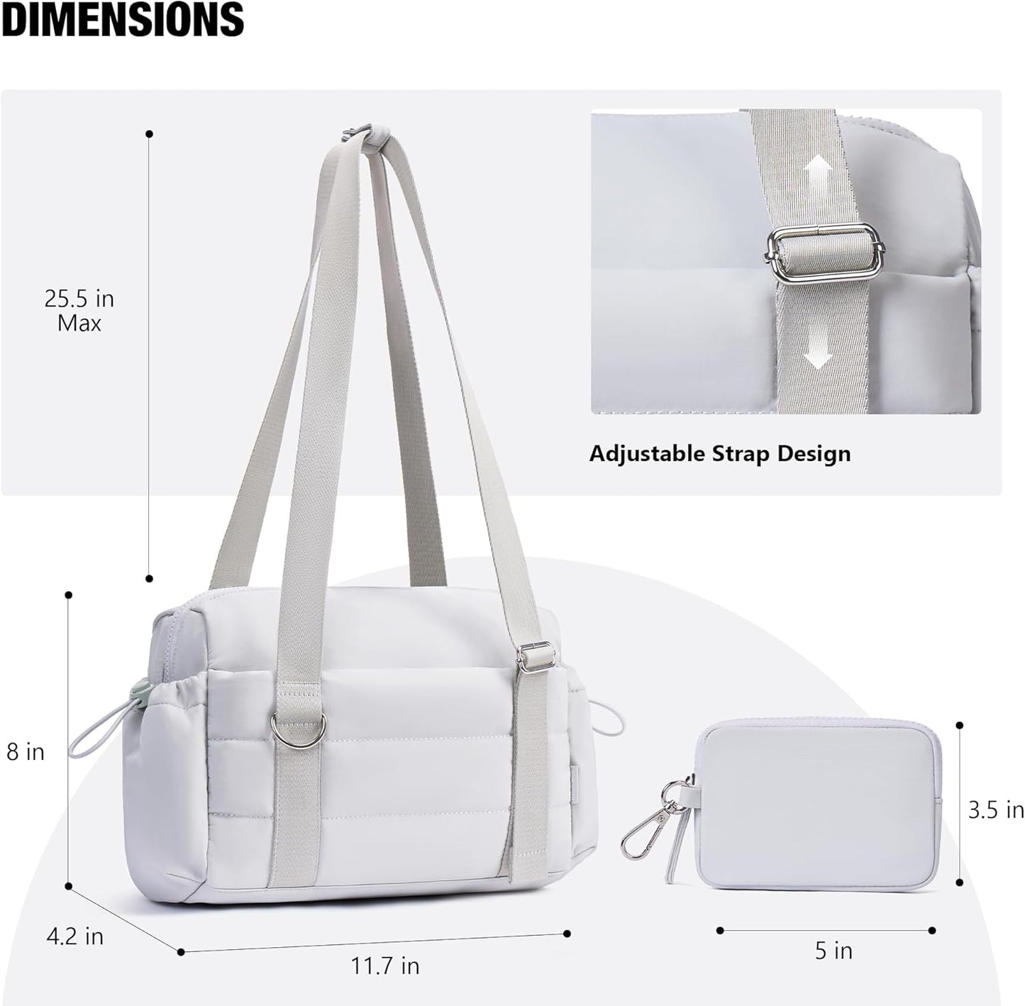 ROULENS Small Gym Bag for Women 2 Set Mini Gym Duffle Bag with Wet Compartment and Coin Wallet, Gym Tote Bag for Workout/Sport/Travel