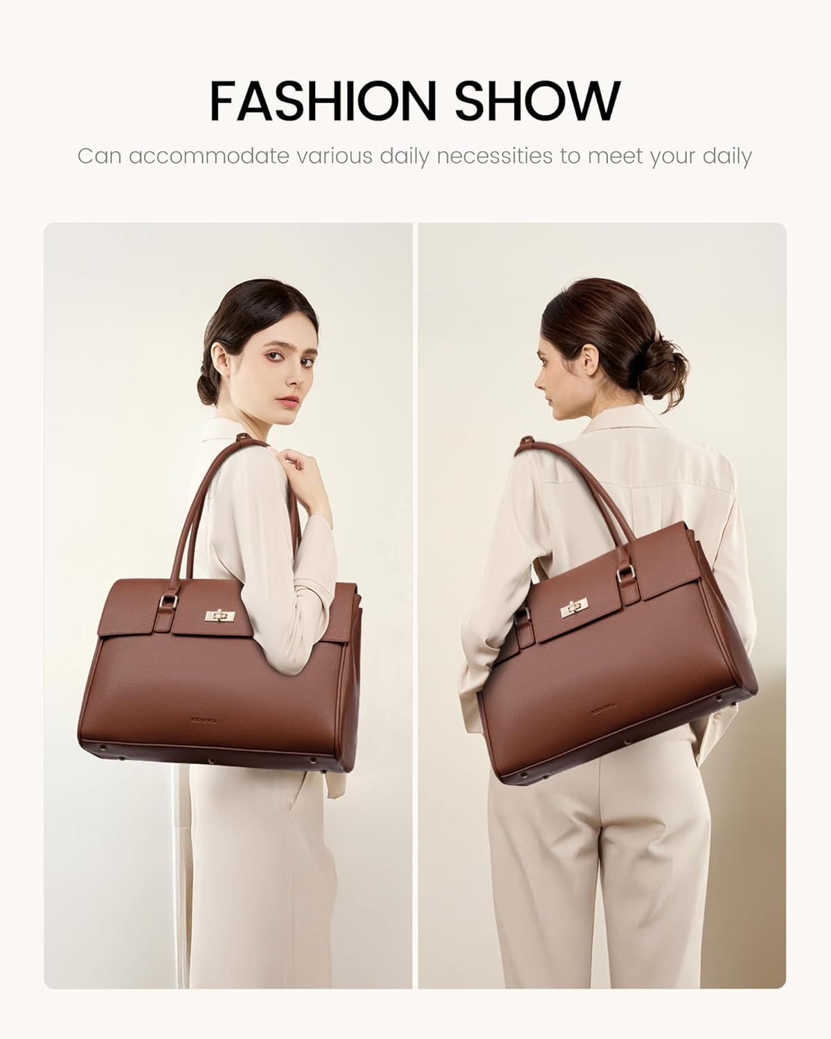LOVEVOOK Laptop Bag for Women Work Tote Messenger Bag Waterproof Business Office Professional Handbag Shoulder Bag