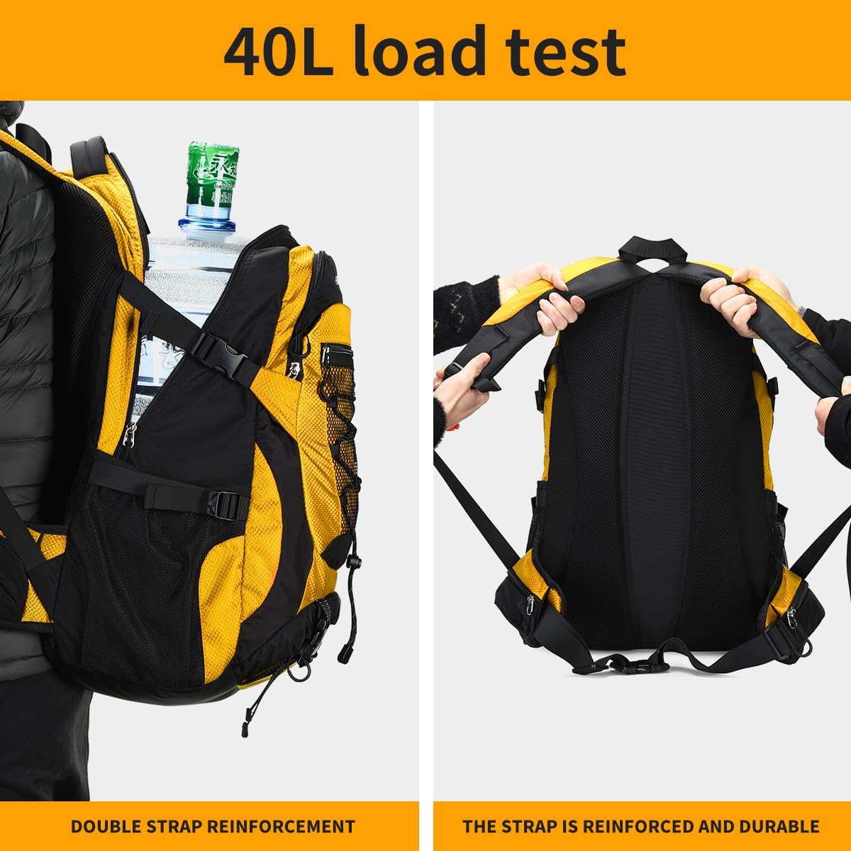 BOVIP 40L Hiking Backpack Waterproof Lightweight Daypack Travel Sports Camping Backpack for Men Women