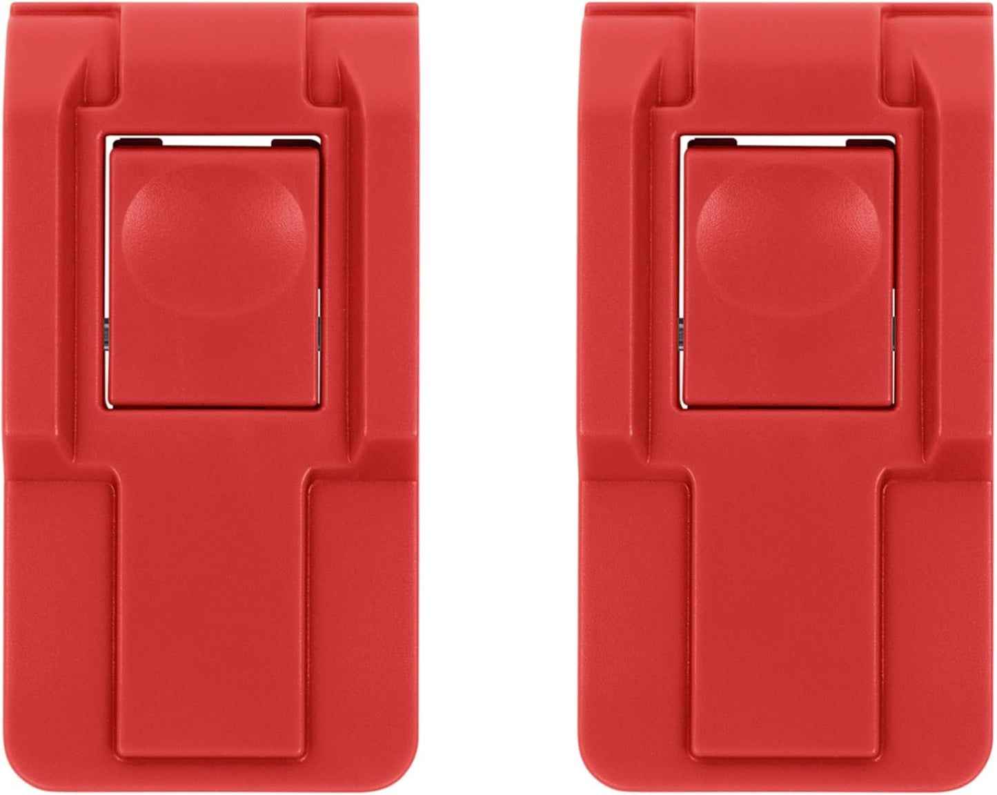 2 Pelican Red Replacement Push Button Medium Air Case Latches. Fits Air Series Cases.