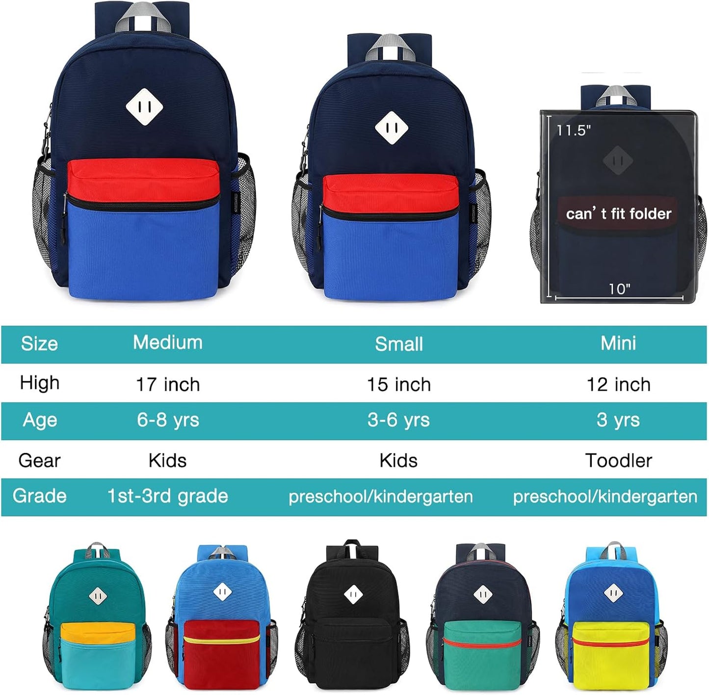 STEAMEDBUN Toddler Preschool Backpack for Boys 2-4,Mini