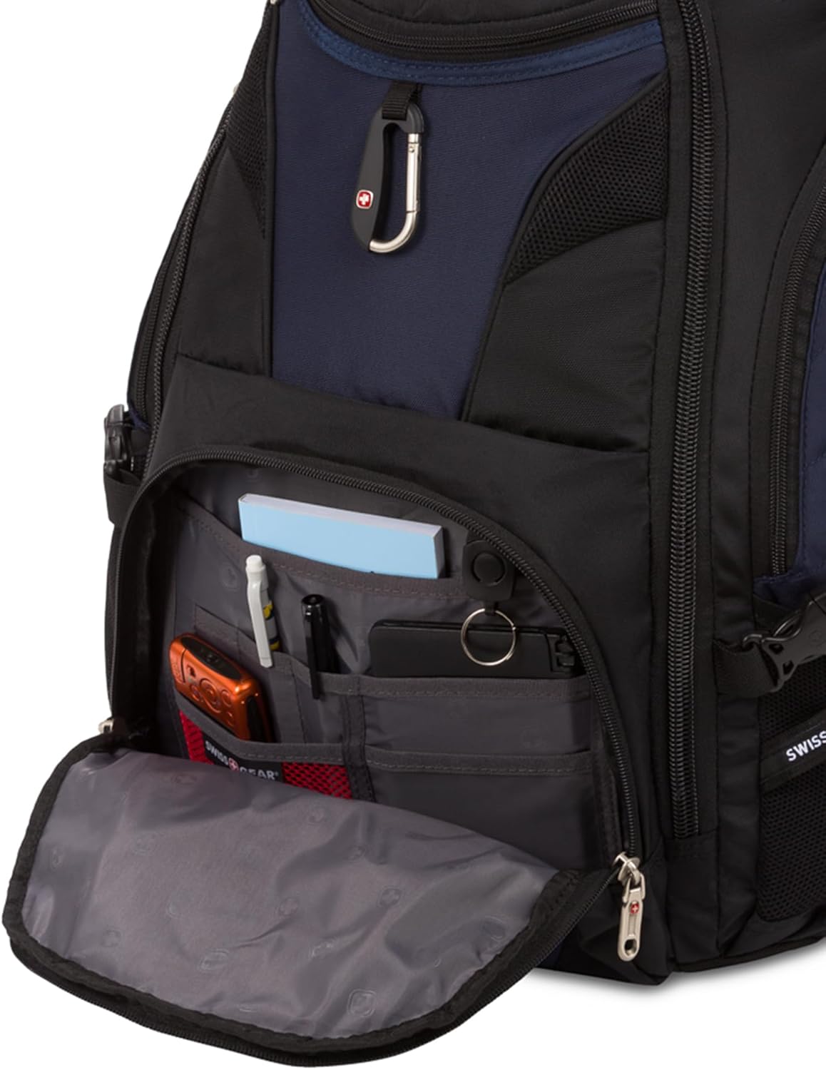 SwissGear 1900 Scansmart TSA 17 Laptop Backpack, Blue/Black, 19-Inch
