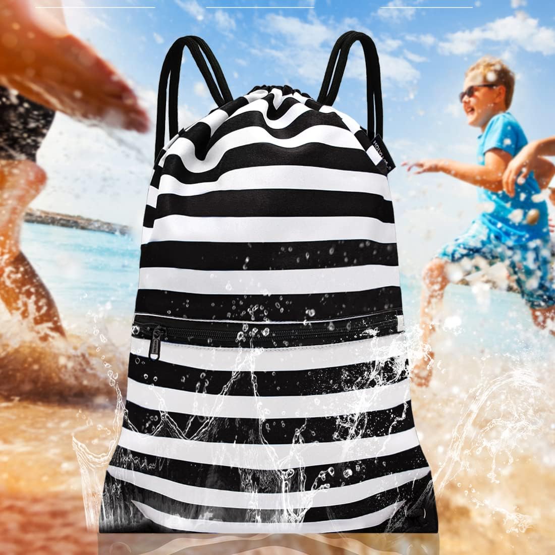 HOLYLUCK Drawstring Backpack Bag Sport Gym Sackpack