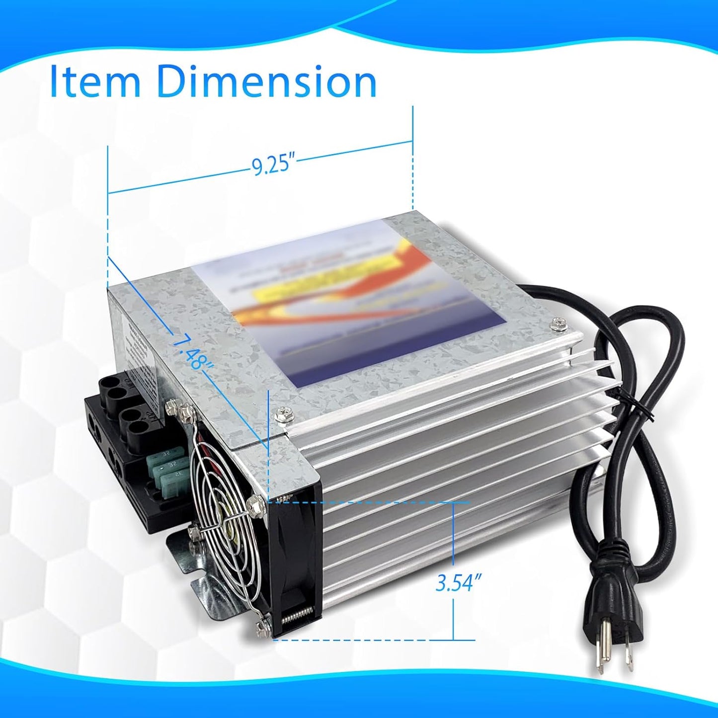 MINJIANG RV Power Converter, PD9260C PD9260CV 60Amp RV Inverter Converter Charger with Charge Wizard Inteli-Power 9200 Series Converter/Charger for RV Camper Caravans