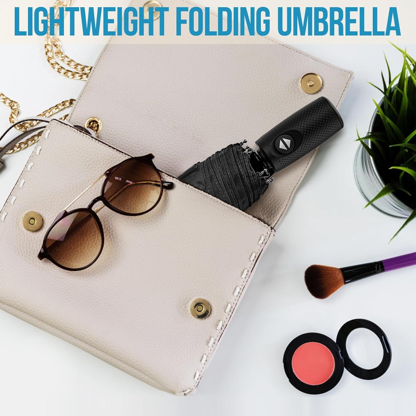ZOMAKE Compact Golf Umbrella 42/54/62 Inch,Large Golf Umbrellas Windproof Automatic Open Portable Collapsible Travel Umbrella for Men Women