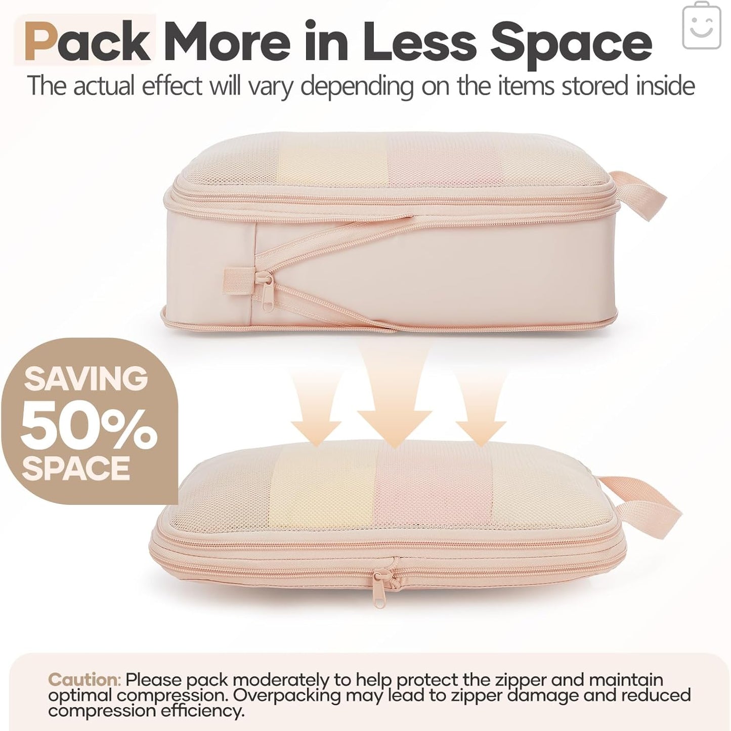 Veken 11 Set Compression Packing Cubes for Travel Essentials,Compressible Expandable Large Luggage