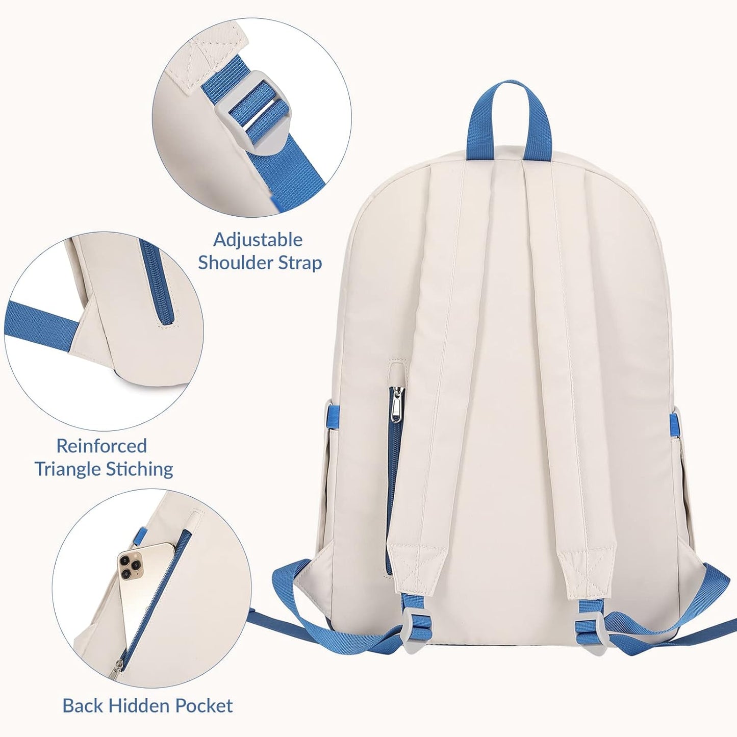 Lohol Lightweight & Casual Daypacks for Men, Women & Students, Perfect Daily Backpack for School