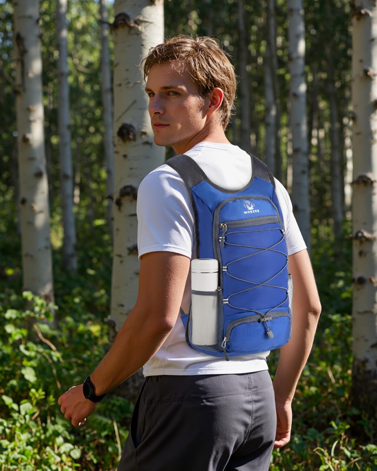 15L Lightweight Packable Hiking Backpack Water Resistant Foldable Daypack for Hiking Travel Cycling