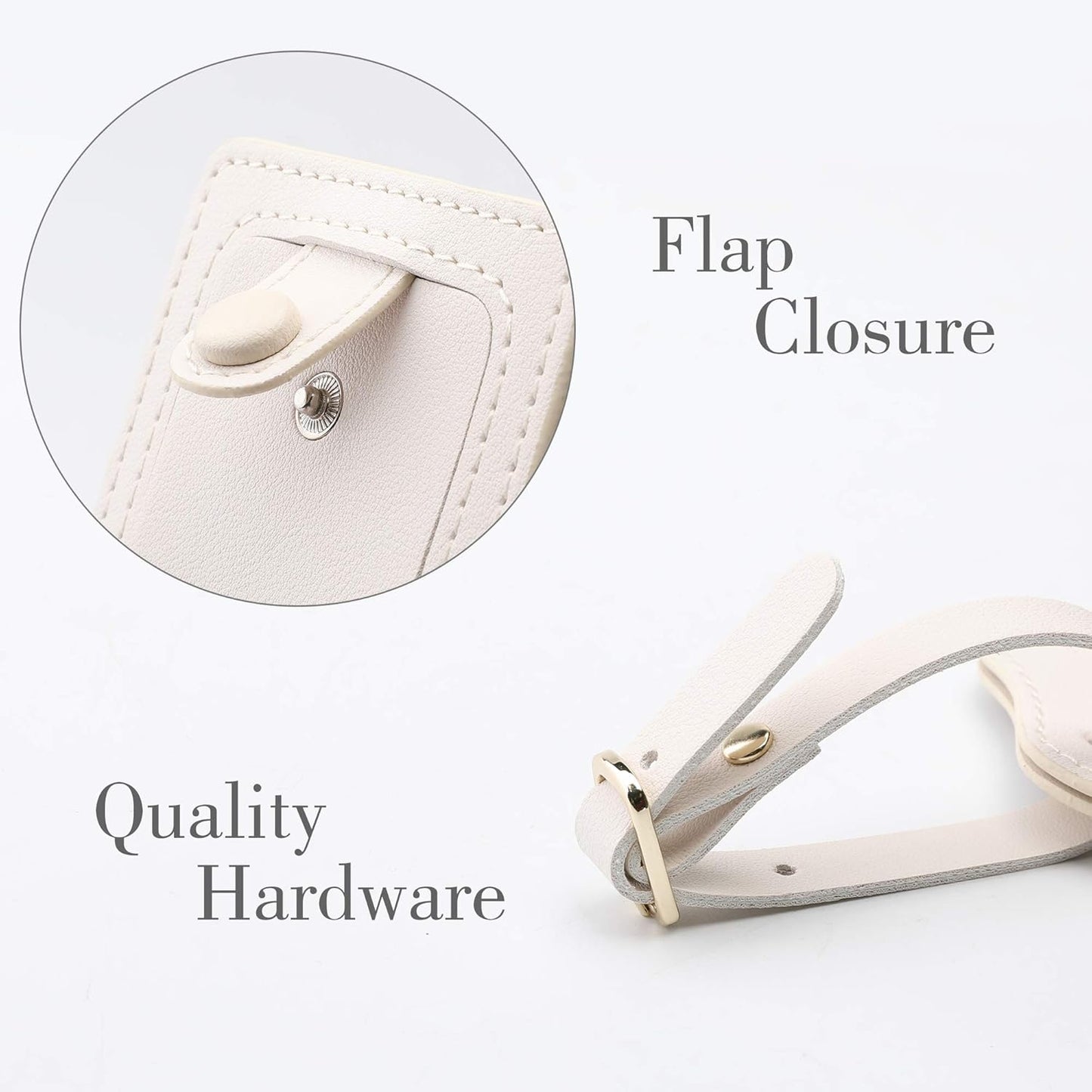 Jagucho Leather Luggage Tags for Men Women-Luggage Tags for Suitcases-Baggage Bag Tag Suitcase Labels ID Tags with Full Back Privacy Cover for Carnival Cruise Ships, Travel Tags