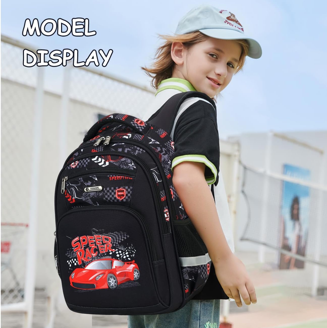 Cusangel Kids school Backpack with lunch bag for Girls,Elementary 6-10years Bookbag nylon large capacity backpack,Daypack