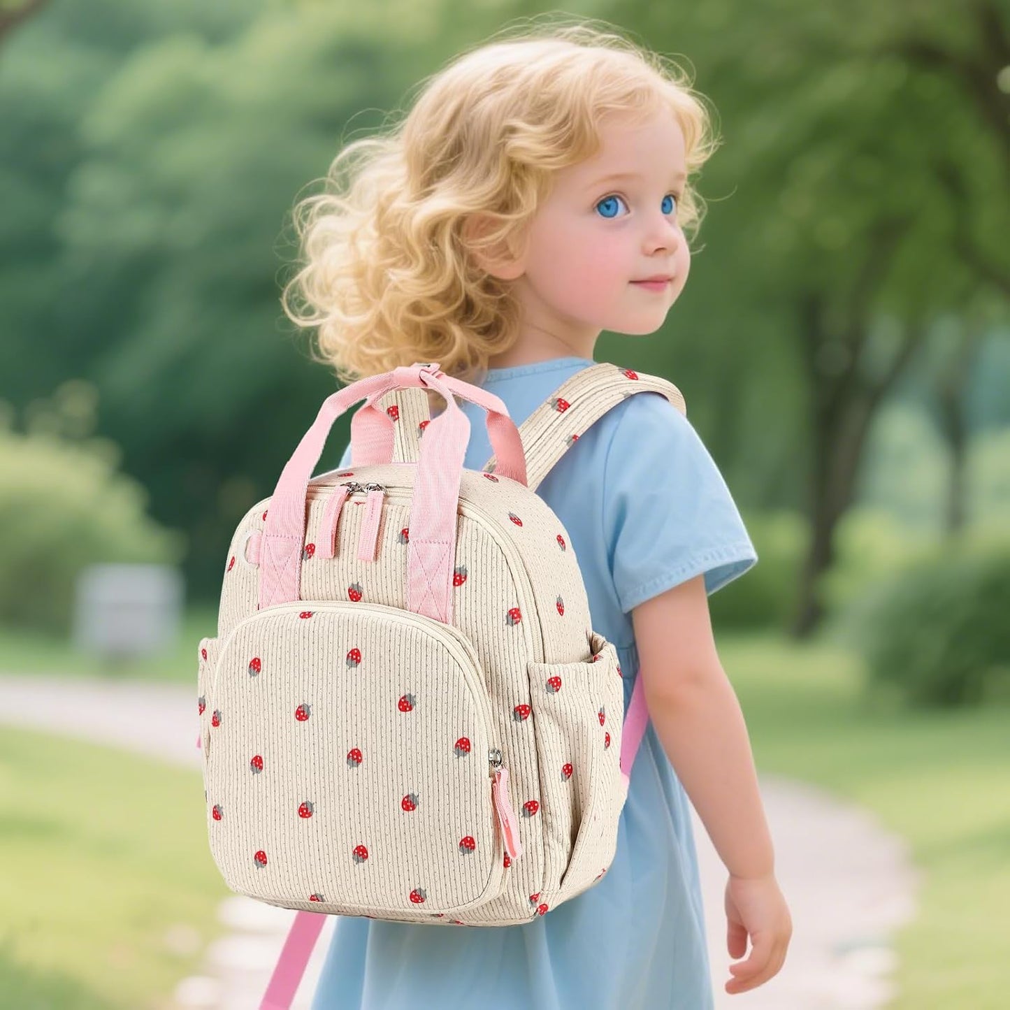 Bluboon Toddler Backpack for Girls Boys 2-4 Cute 12" Preschool Kindergarten Backpacks Kids Daycare Bags School Travel