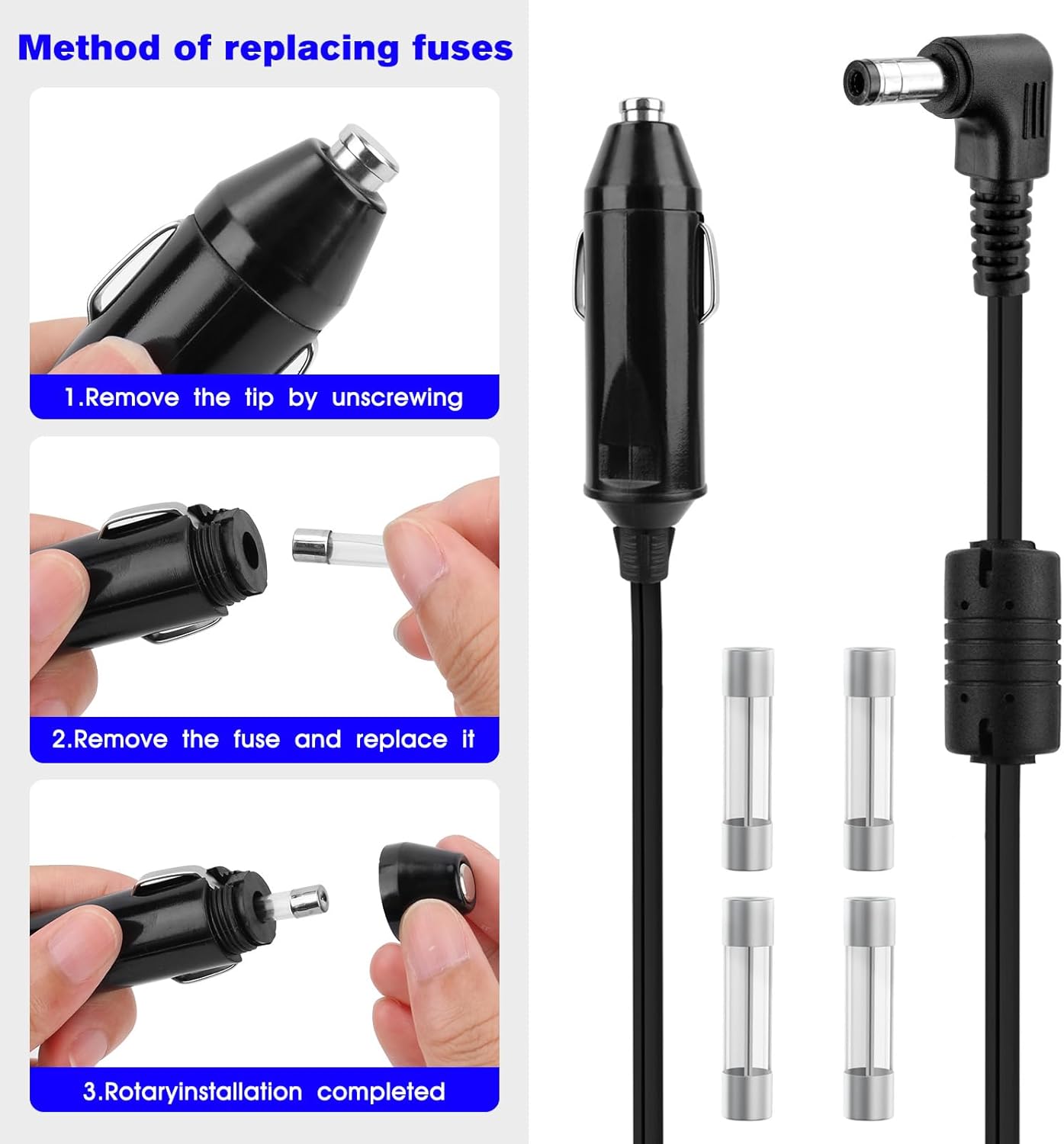 Car Charger Adapter Compatible with Inogen One g2 g3 g4 g5 Battery, Replacement for Portable Oxygen Concentrator BA-306 BA-301 BA-302 BA-303 Power Cord
