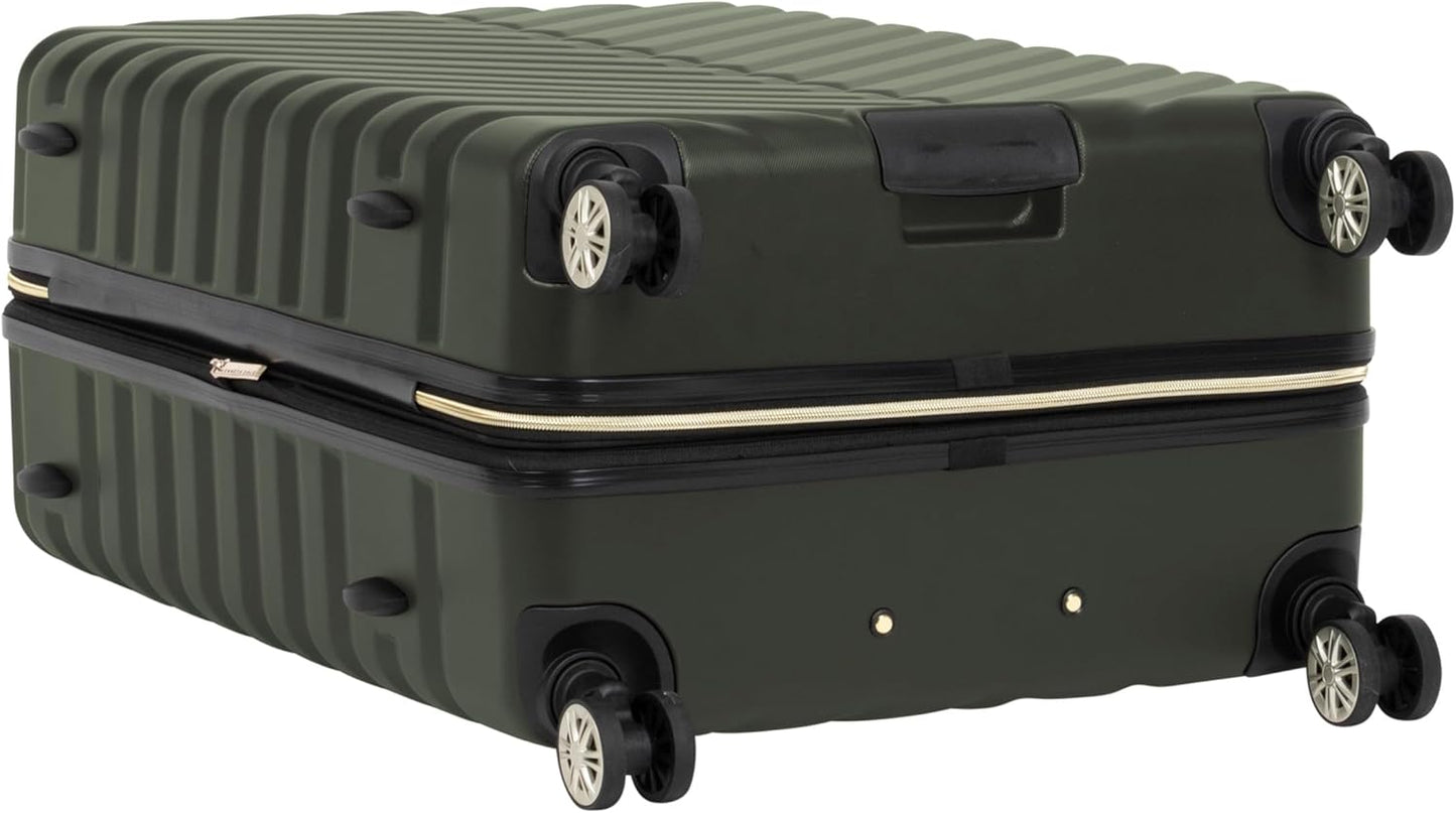 Kenneth Cole REACTION Madison Square Lightweight Hardside Chevron Expandable Spinner Luggage