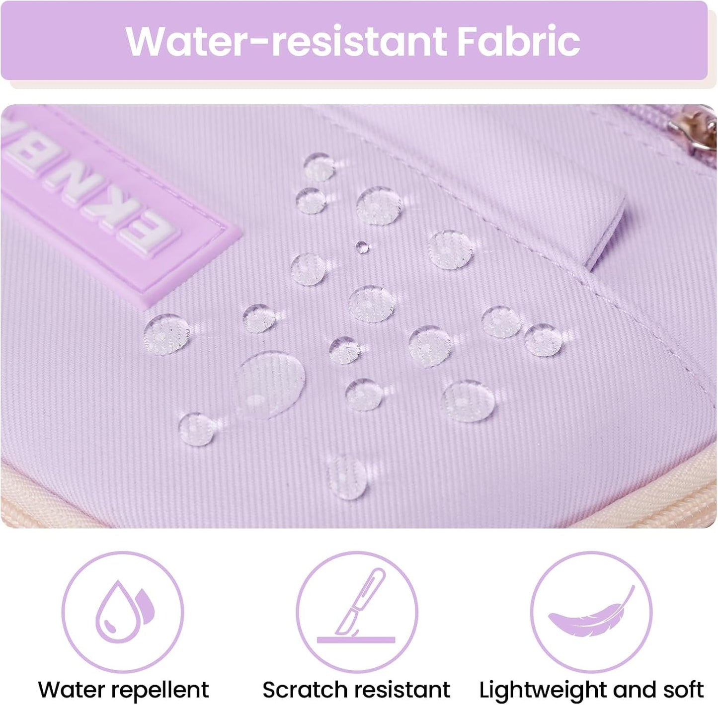 Tanou School Backpacks for Girls, Kawaii Kids School Bag with Pendant, Elementary Primary Middle School Lightweight 20L, Purple