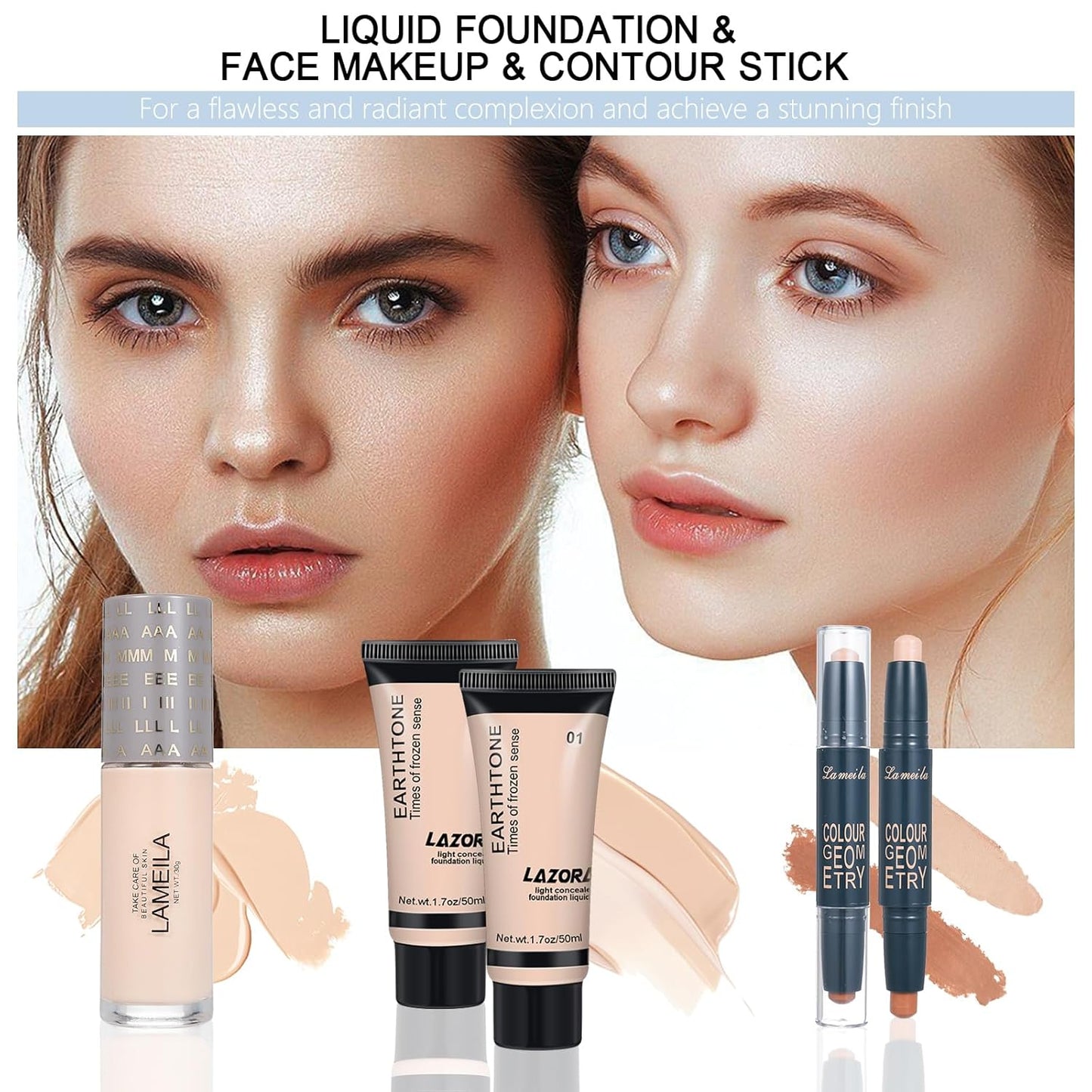 Makeup Kit for Teen Girls Makeup Sets for Girls 10-12 Essential Bundle Include 20 Color Eyeshadow Palette Makeup Kit for Teenagers