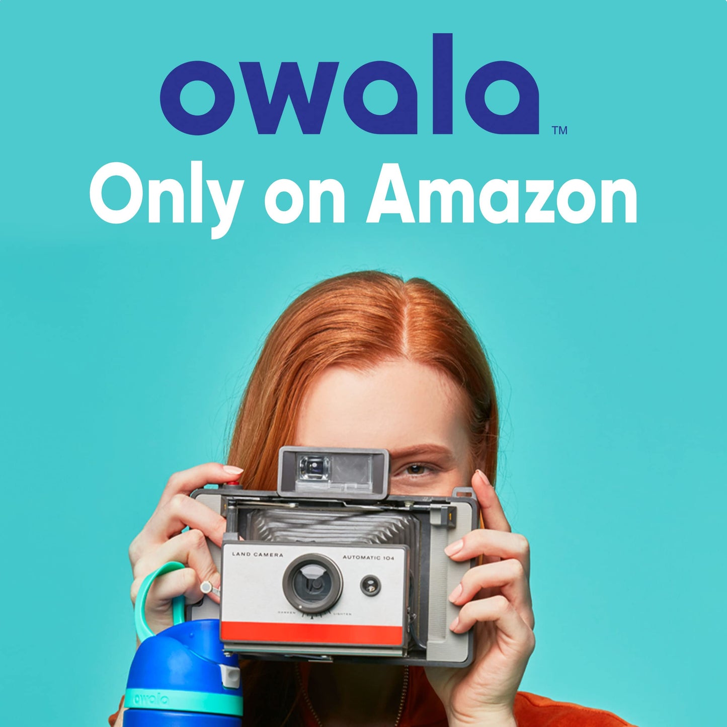 Owala FreeSip Stainless Steel Water Bottle 24 oz Denim