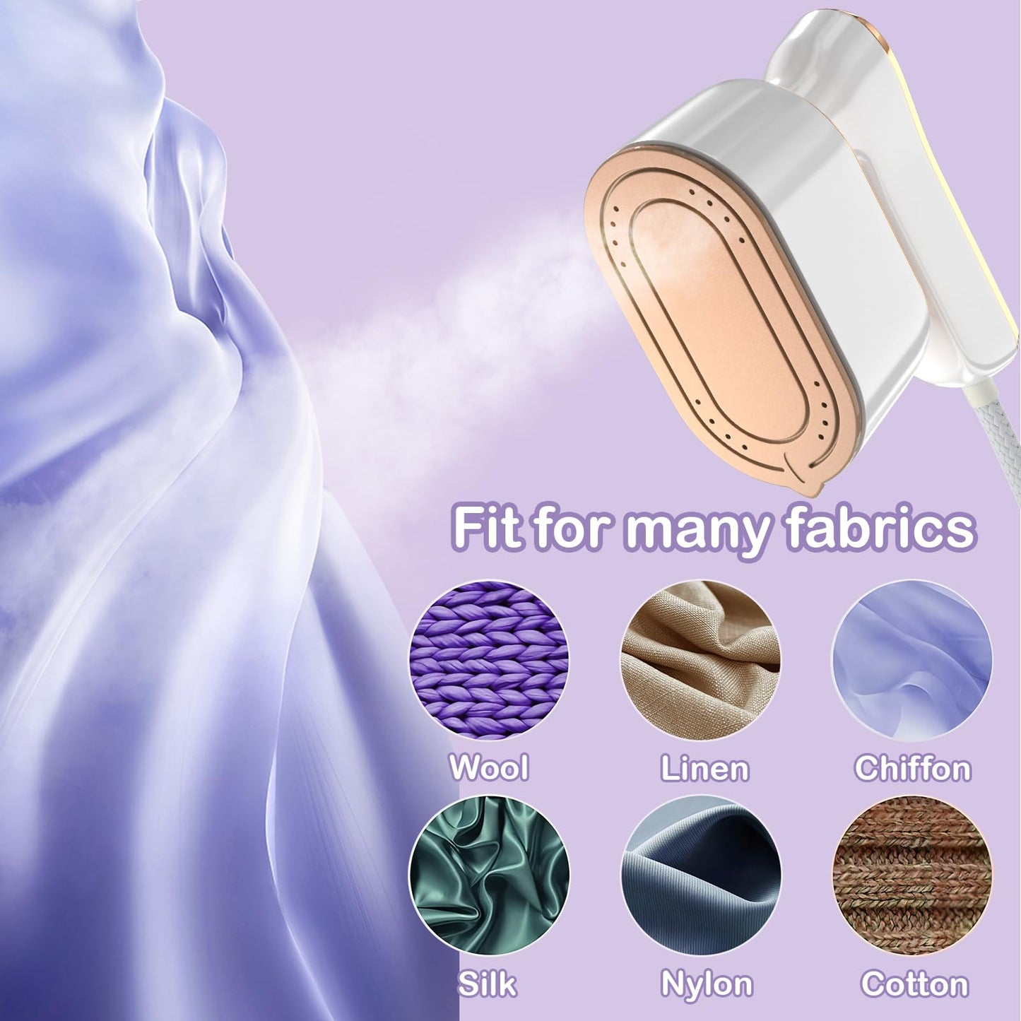 Travel Steamer Iron for Clothes Mini - Portable Ironing Machine Travel Small Size Portable Steamer
