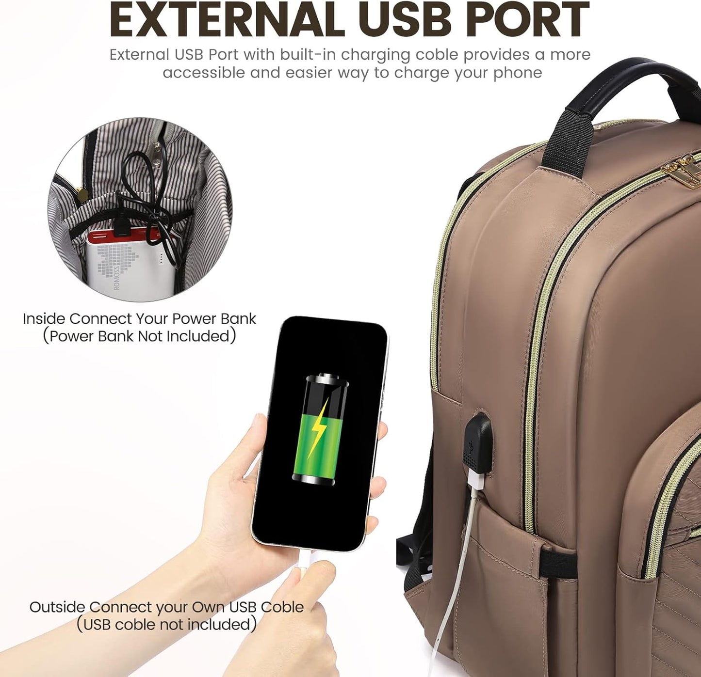 LOVEVOOK Laptop Backpack for Women 15.6 inch,Cute Womens Travel Backpack Purse,Professional Laptop