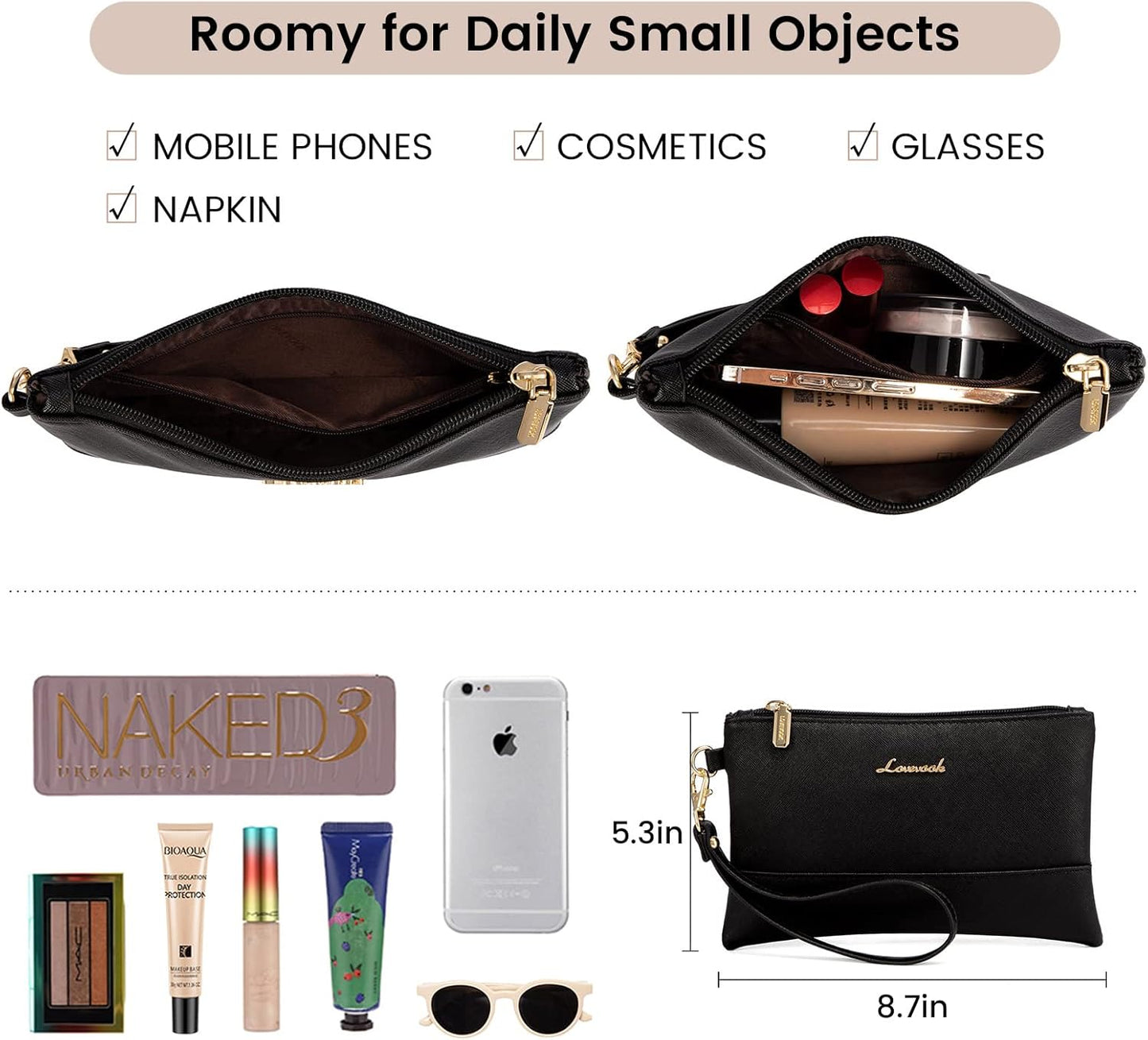 LOVEVOOK Laptop Bag for Women 17.3 Inch Laptop Tote Work Bags Professional Leather Computer Briefcase Waterproof Handbag Shoulder Large Capacity Business Teacher Office Crossbody Purse