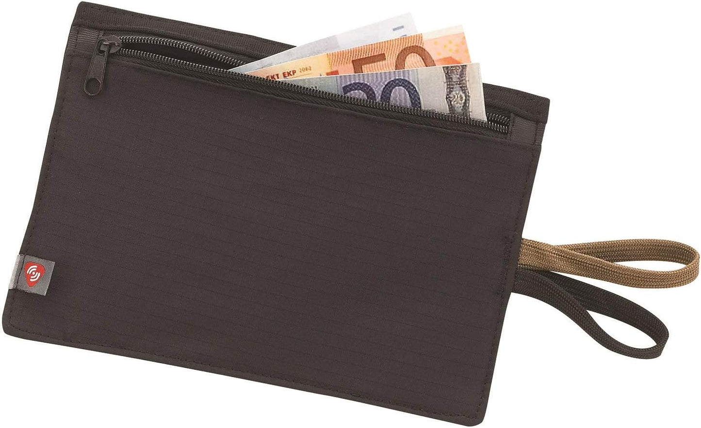 Lewis N. Clark RFID Blocking Money Belt Travel Pouch + Credit Card, ID, Passport Holder for Women & Men, Black, One Size