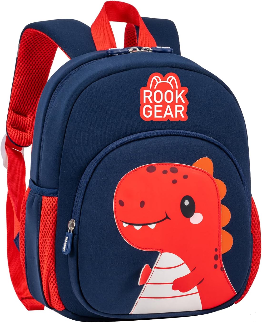 Lightweight and breathable children's dinosaur schoolbag, made of SBR diving fabric, suitable for