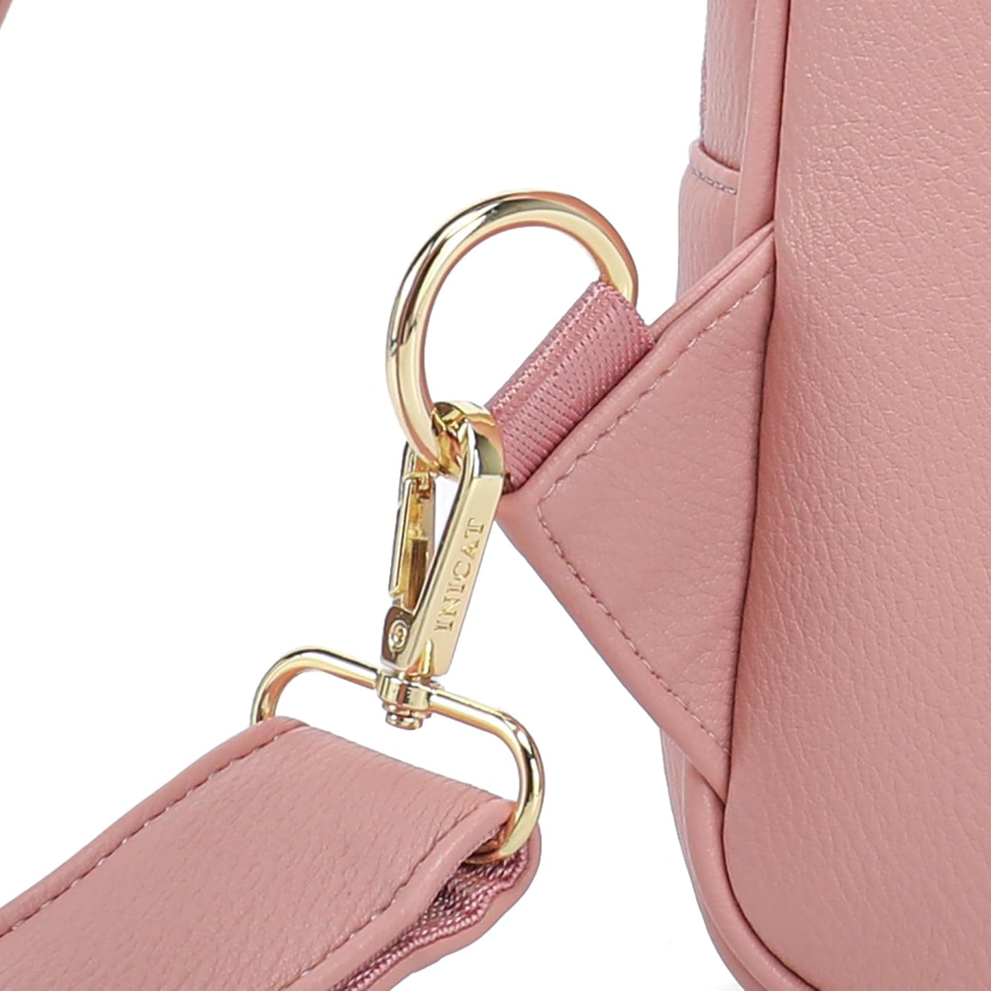 INICAT Crossbody Sling Bags Travel Cross Body Purses Faux Leather Fanny Packs Chest Bag for Women