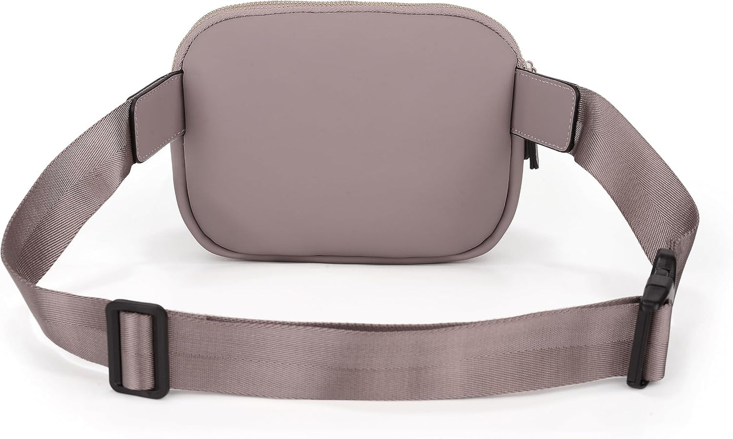 UTO Fanny Pack for Women Crossbody Trendy Fashion Belt Purse Chest Waist Hip Bumbag for Outdoor Shopping Travel Hiking