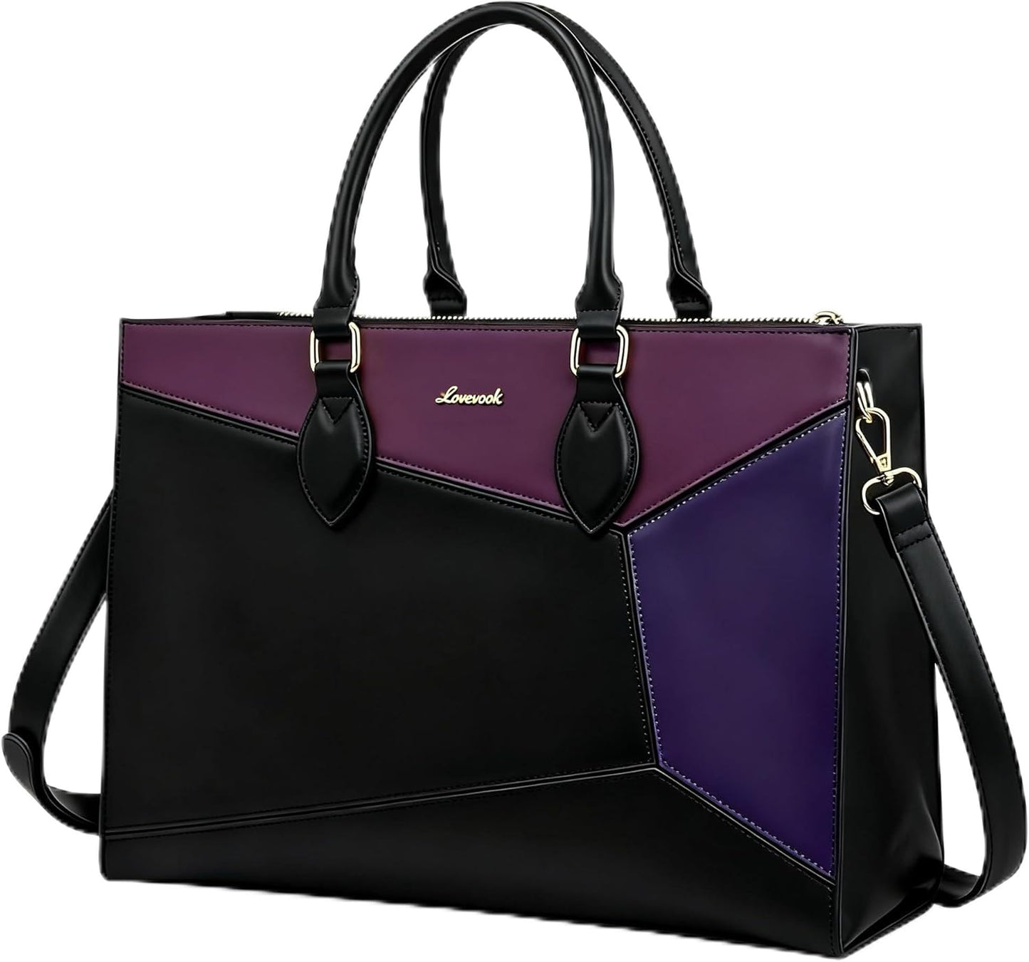 LOVEVOOK Laptop Tote Bag for Women Work Travel, Stylish Teacher Bag Purse Computer Bag, Nurse Bags Briefcase Business Handbag