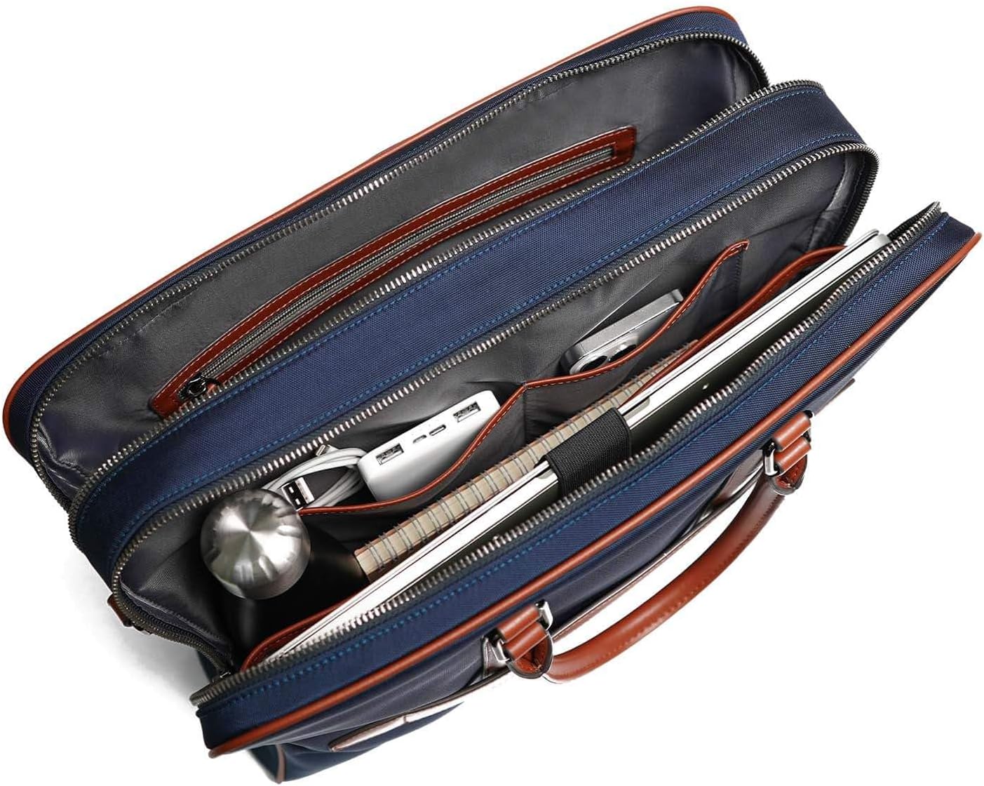 Maverick & Co. Odyssey Nylon Laptop Bag – 16” Briefcase for Men, Stylish Business Travel & Office Bag, Cool Work Bag, Durable