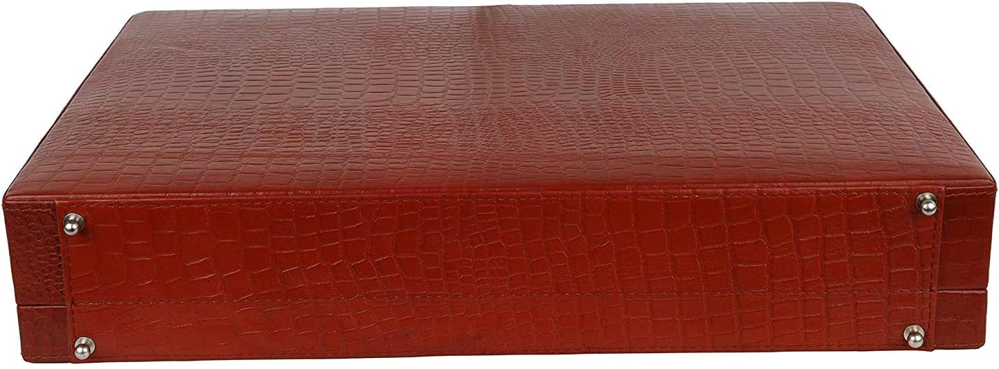 Full Grain Leather Briefcase Attache Case For Unisex Size L17xW3xH12 Inches Briefcase Bag