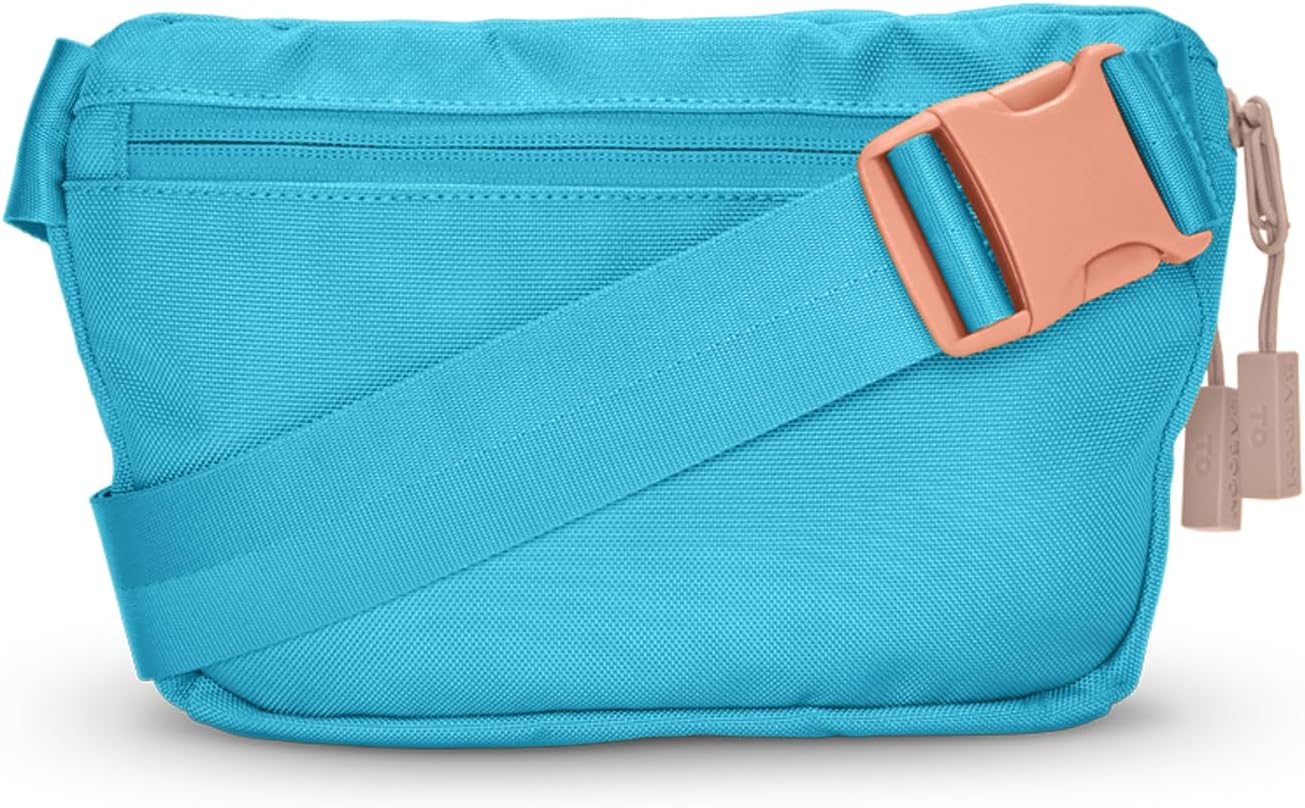 Baboon to the Moon Fanny Pack - Trendy, Compact, Water-Repellent Waist Bag in Multiple Colors and Sizes for Men and Women (Bluebell, Full Size (3L))