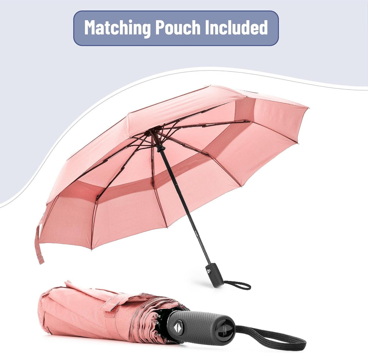 Mr. Pen- Windproof Travel Umbrella, Automatic Umbrellas for Rain, Compact