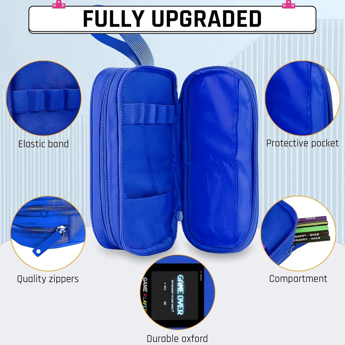 Backpack for School Boys,3pcs Boys Backpack and Lunch Box Set for Elementary Middle School, 17″