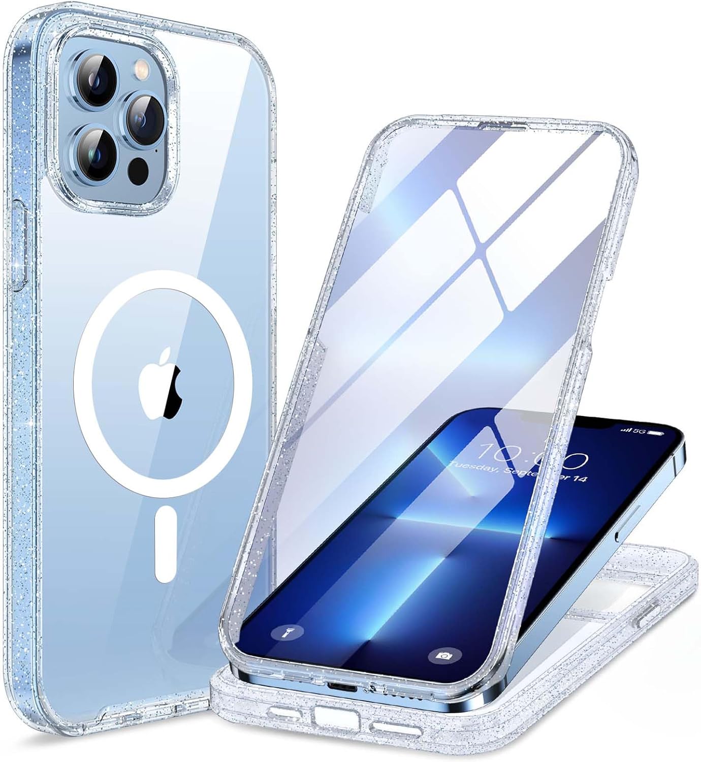 Miracase Magnetic for iPhone 13 Pro Max Case 6.7 inch, (Compatible with MagSafe) Upgrade Full-Body
